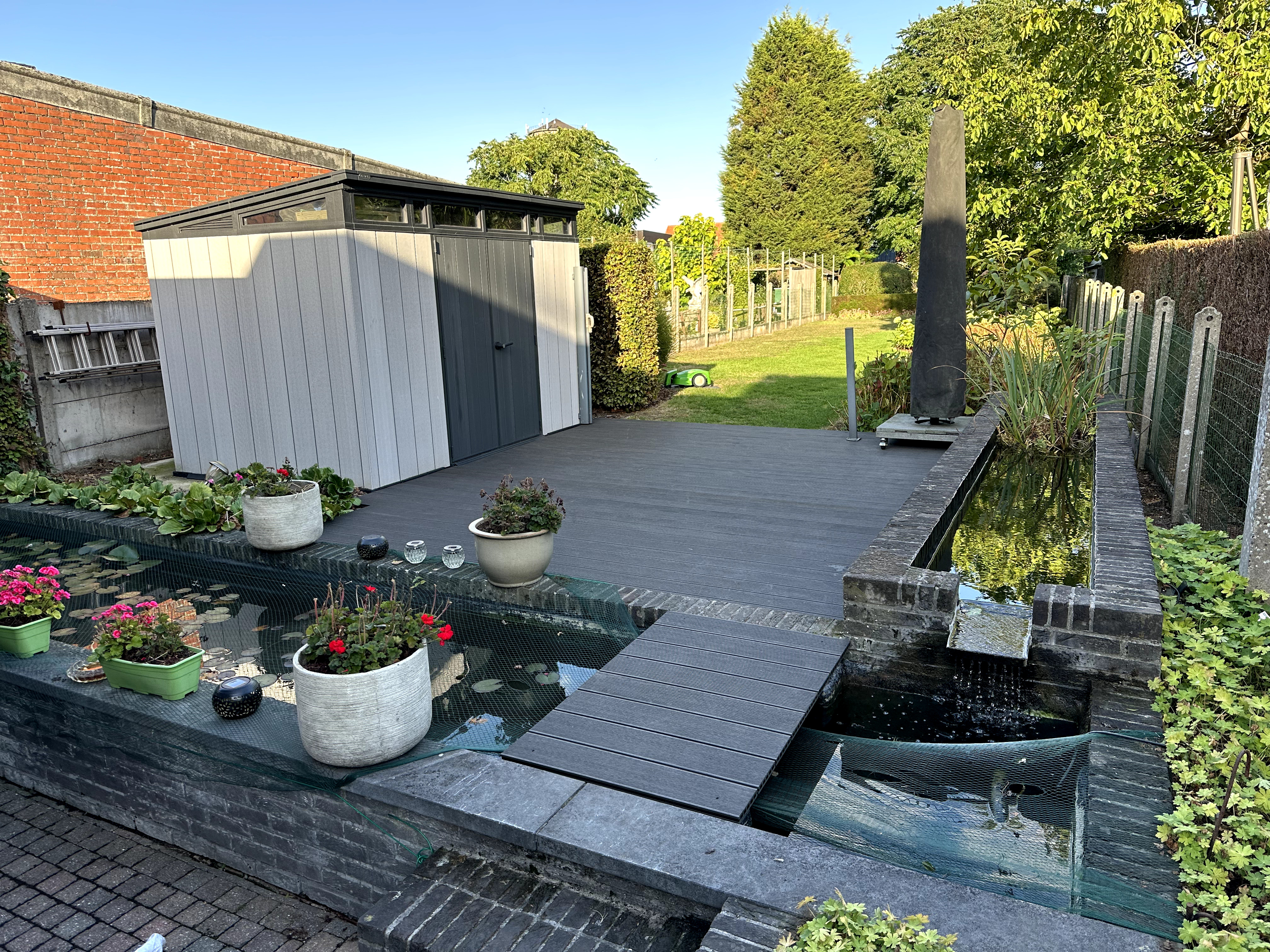 terras vervangen